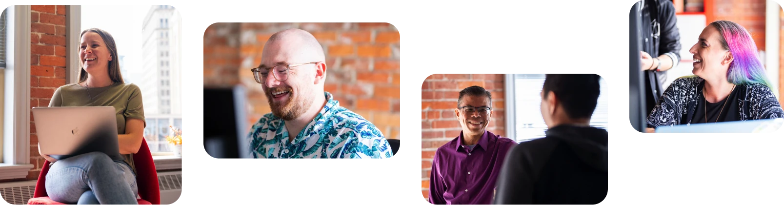 Mobile devices showing Steamclock apps