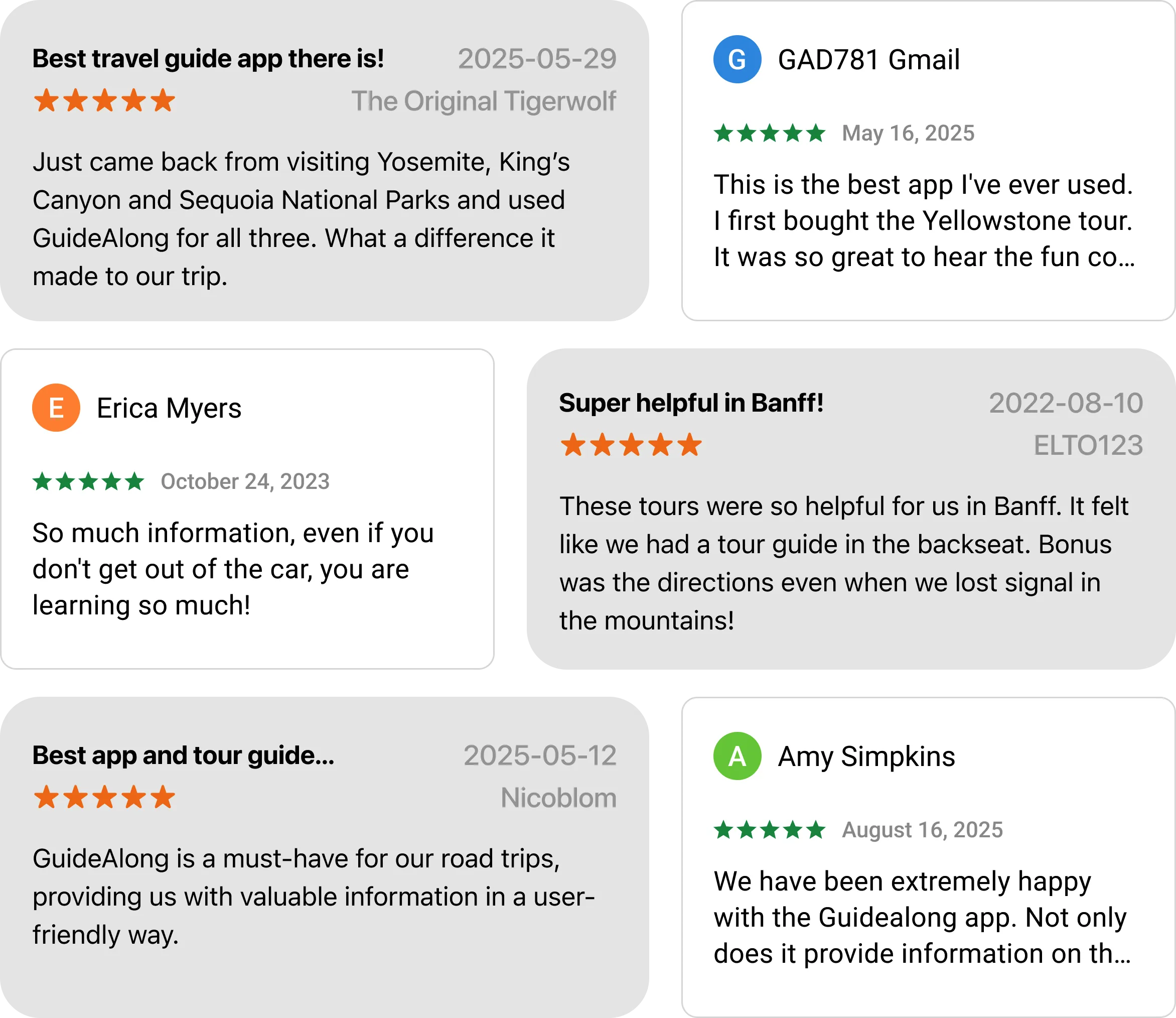 GuideAlong app reviews on App Store and Google Play